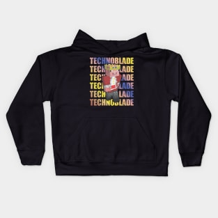 technoblade never dies minecraft legend Kids Hoodie